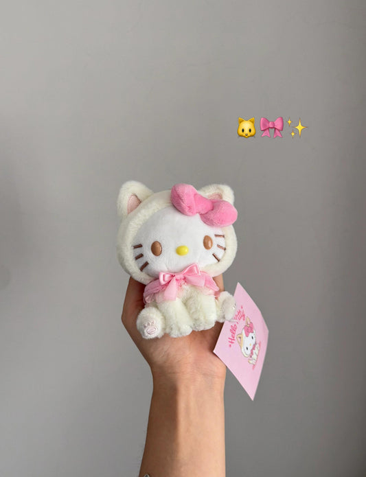 Hellokitty Cat Plush Keychain Cute Pendant Doll Keyring Accessories Pendant Toy Girls Gift