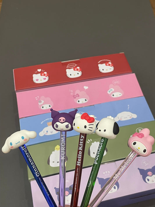 Sanrio High Borosilicate Glass Soup Ladle Spoon Heat Resistant Cooking Utensils Cooking Ladle for Milk and Coffee Salad