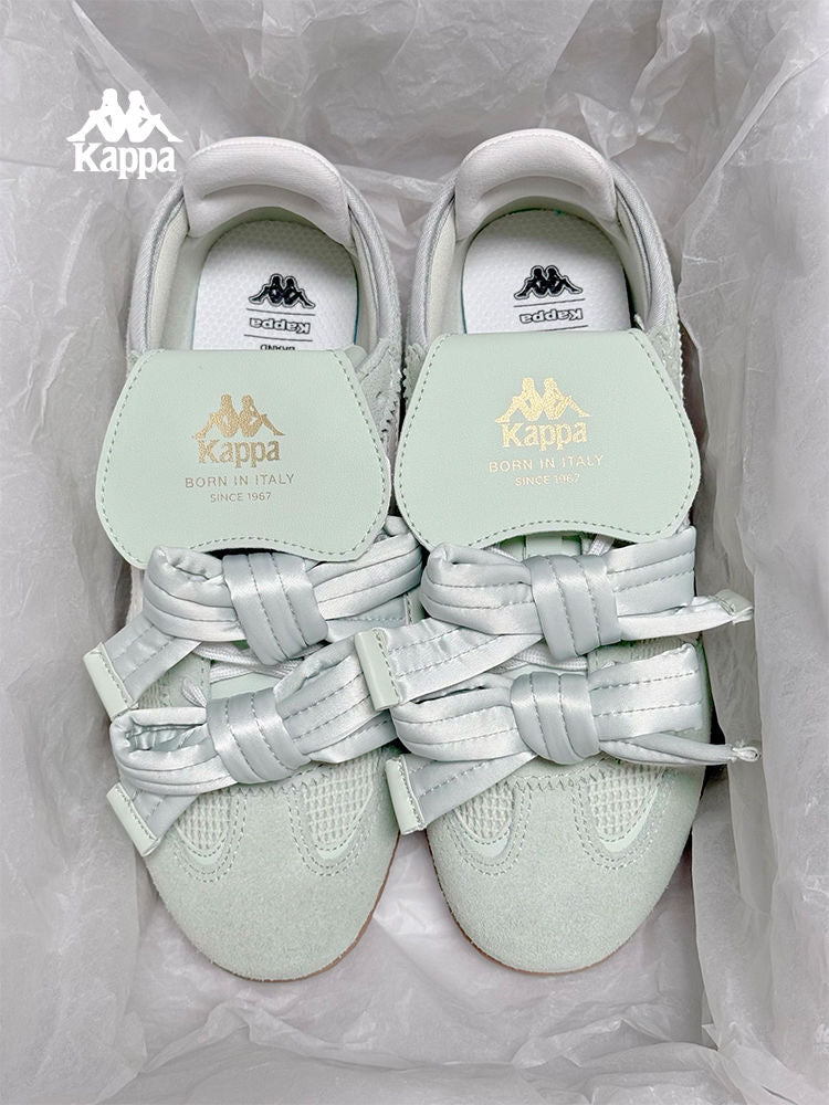 Kappa Bow Soft-Sole Lightweight Ballet Flats Sneakers Shoes Casual