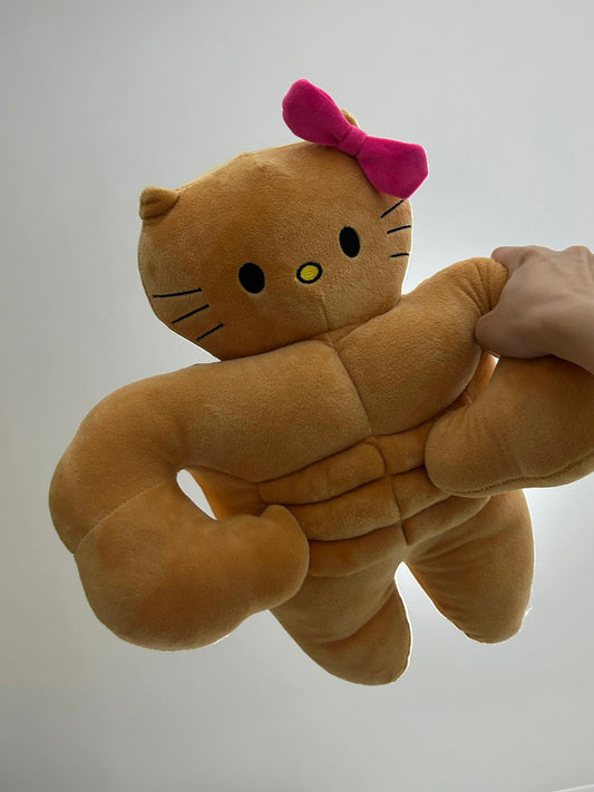 KT Tan Funny Plush Toys, Cute Cartoon Pillow, Creative Gift
