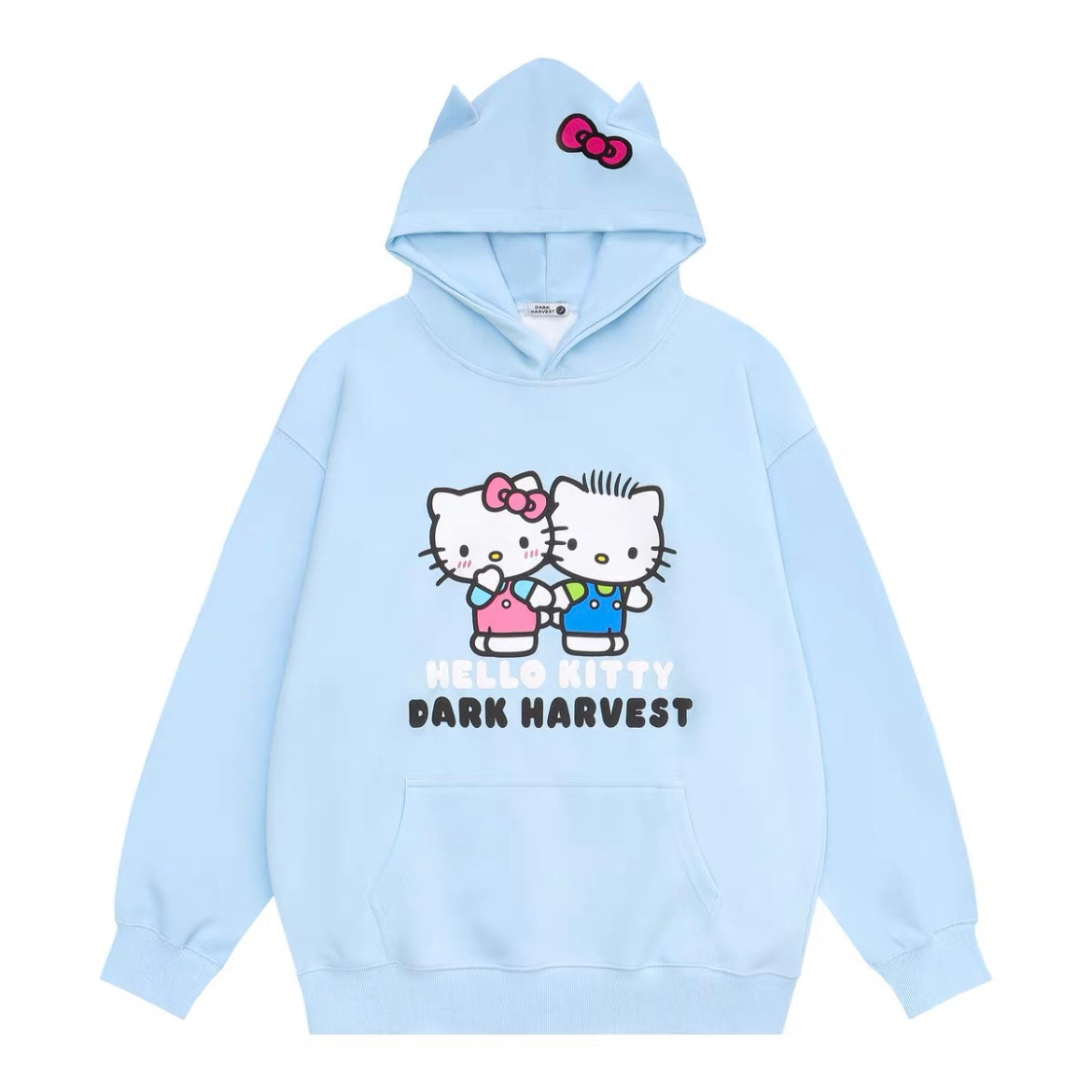 Hellokitty Hoodie Kawaii Pullover Cute Hooded Sweatshirt
