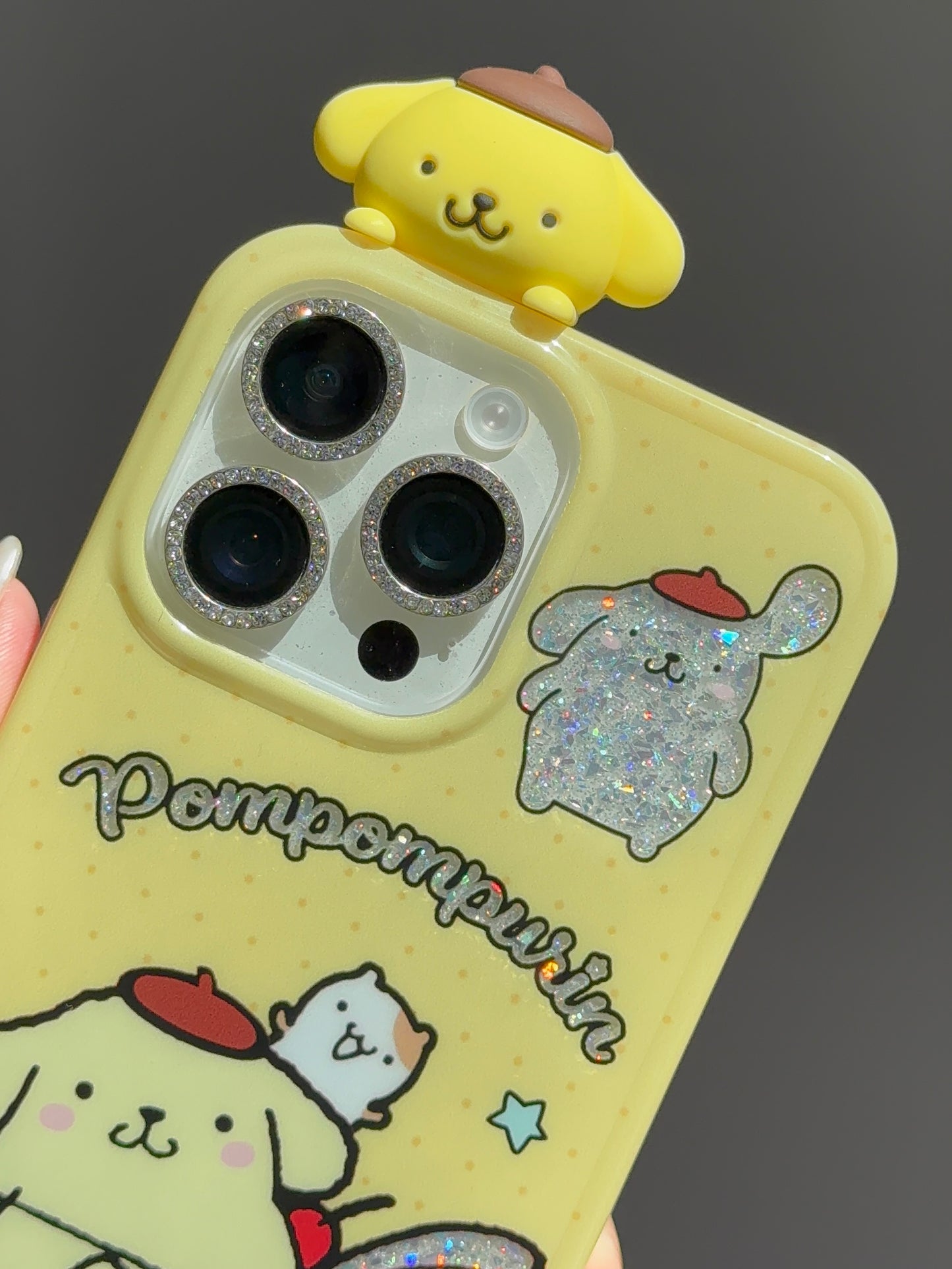 Sanrio Hippers Glitter Cute Kawaii Phone Case