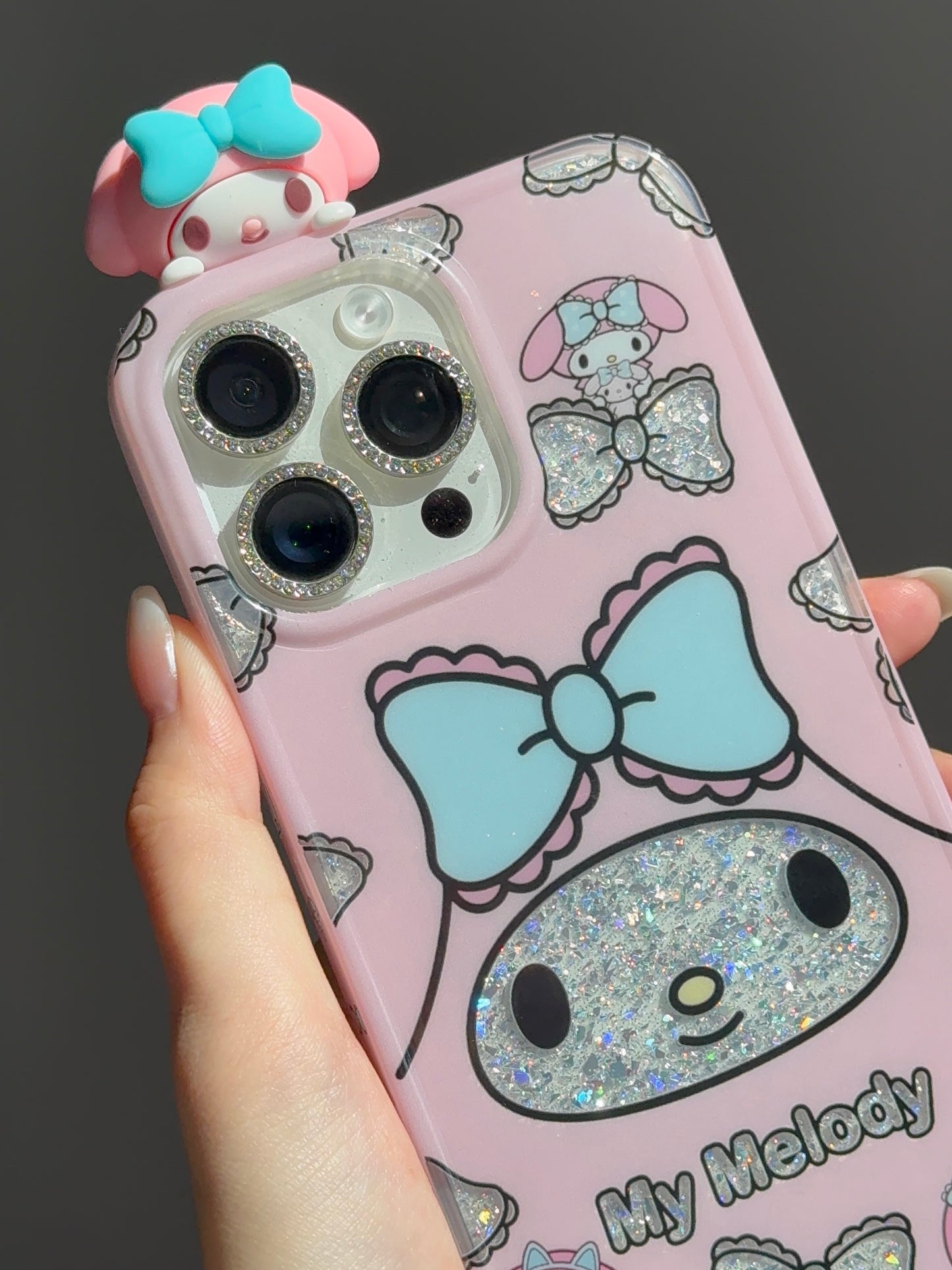 Sanrio Hippers Glitter Cute Kawaii Phone Case