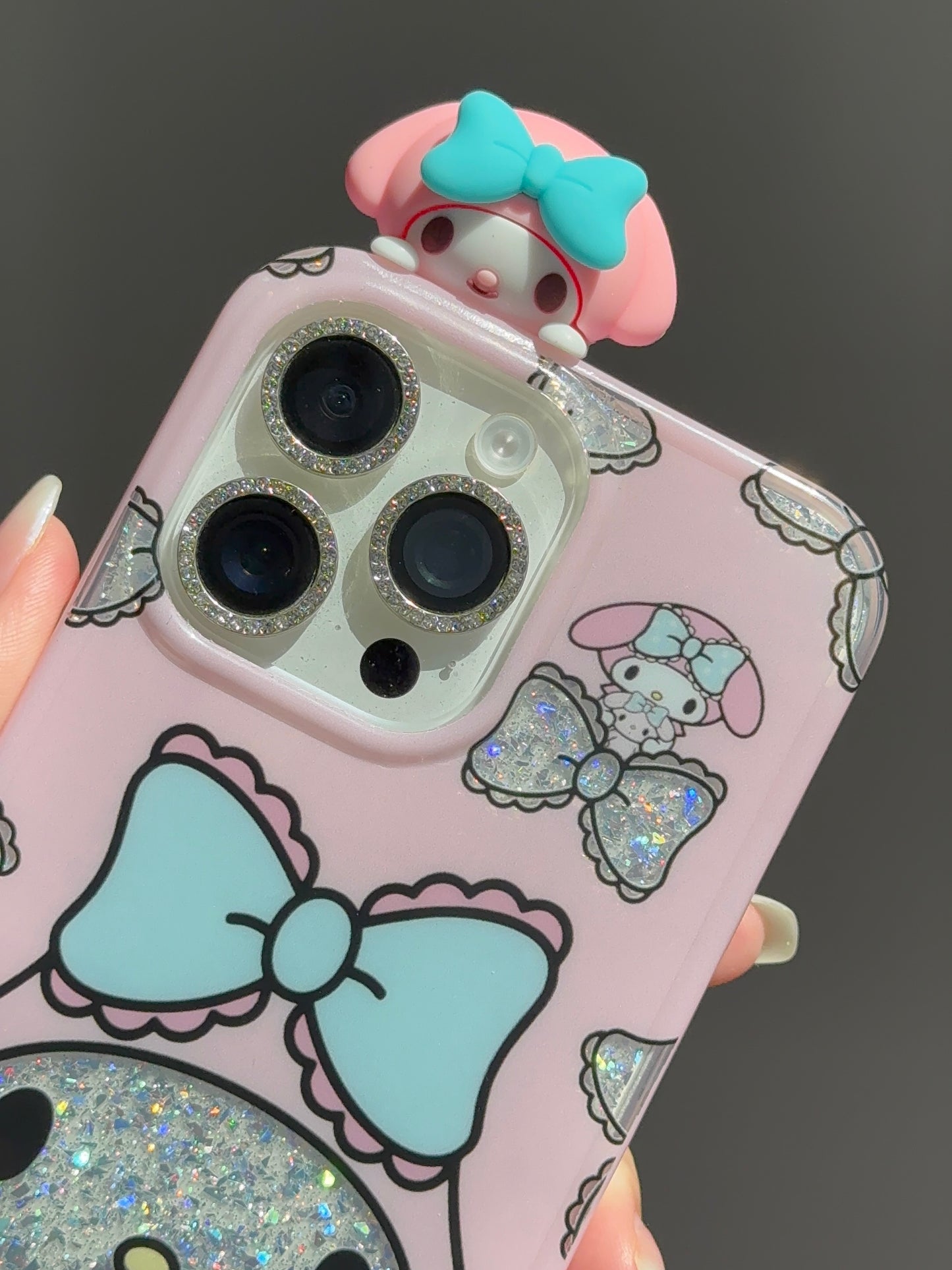 Sanrio Hippers Glitter Cute Kawaii Phone Case