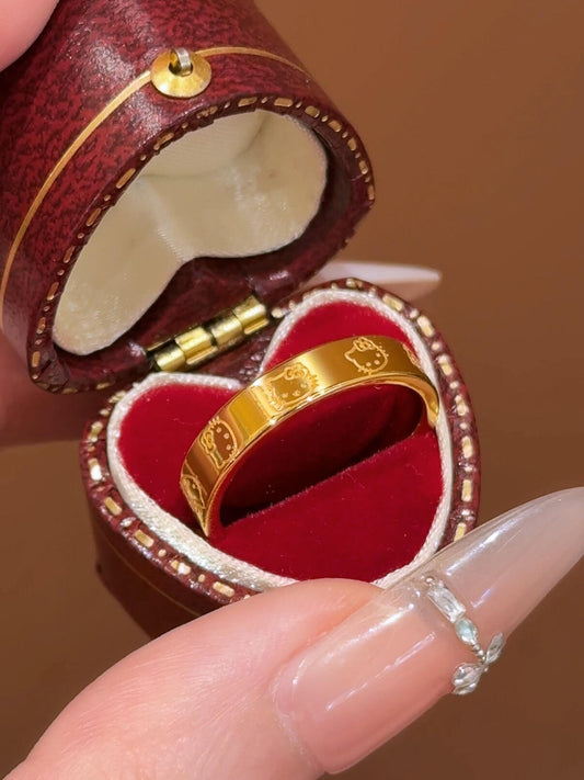 Hellokitty Golden Ring