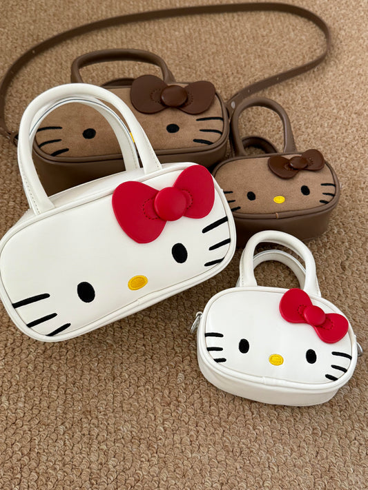 Hellokitty Top Handle Purses for Women Crossbody bags Barrel Satchel Handbags with Adjustable Shoulder Strap