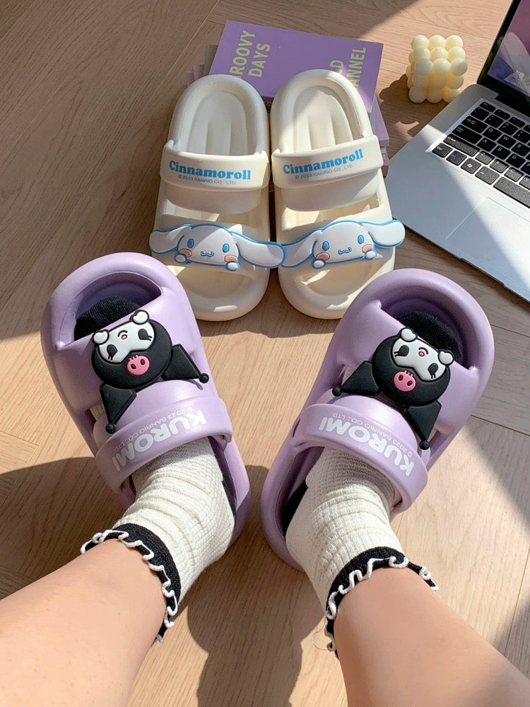 Sanrio Sandals Double Strap Waterproof EVA Slides