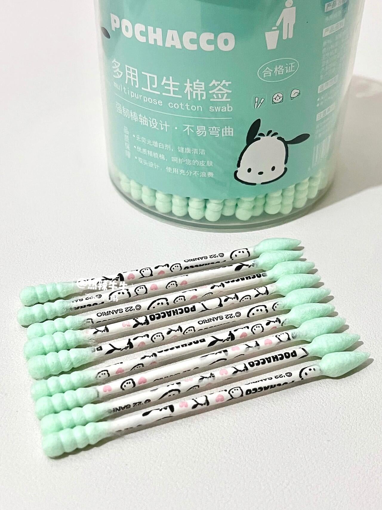Sanrio Bamboo Cotton Swabs(1 Pack of 180)