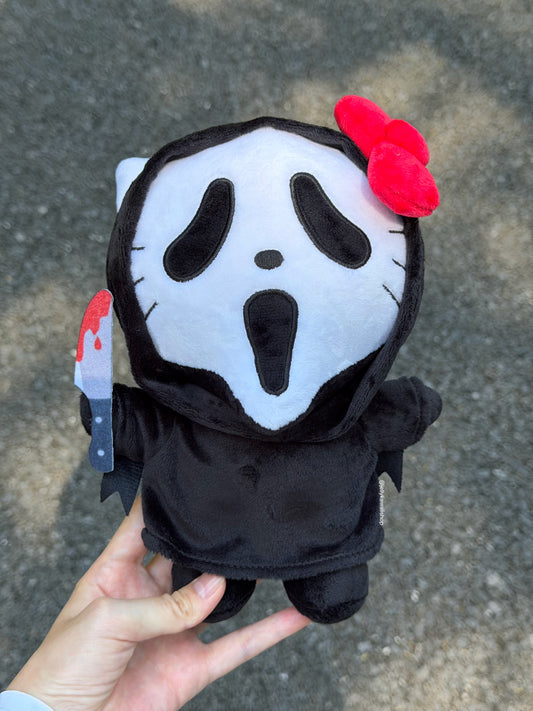 Hellokitty Halloween Scream Horror Plushie