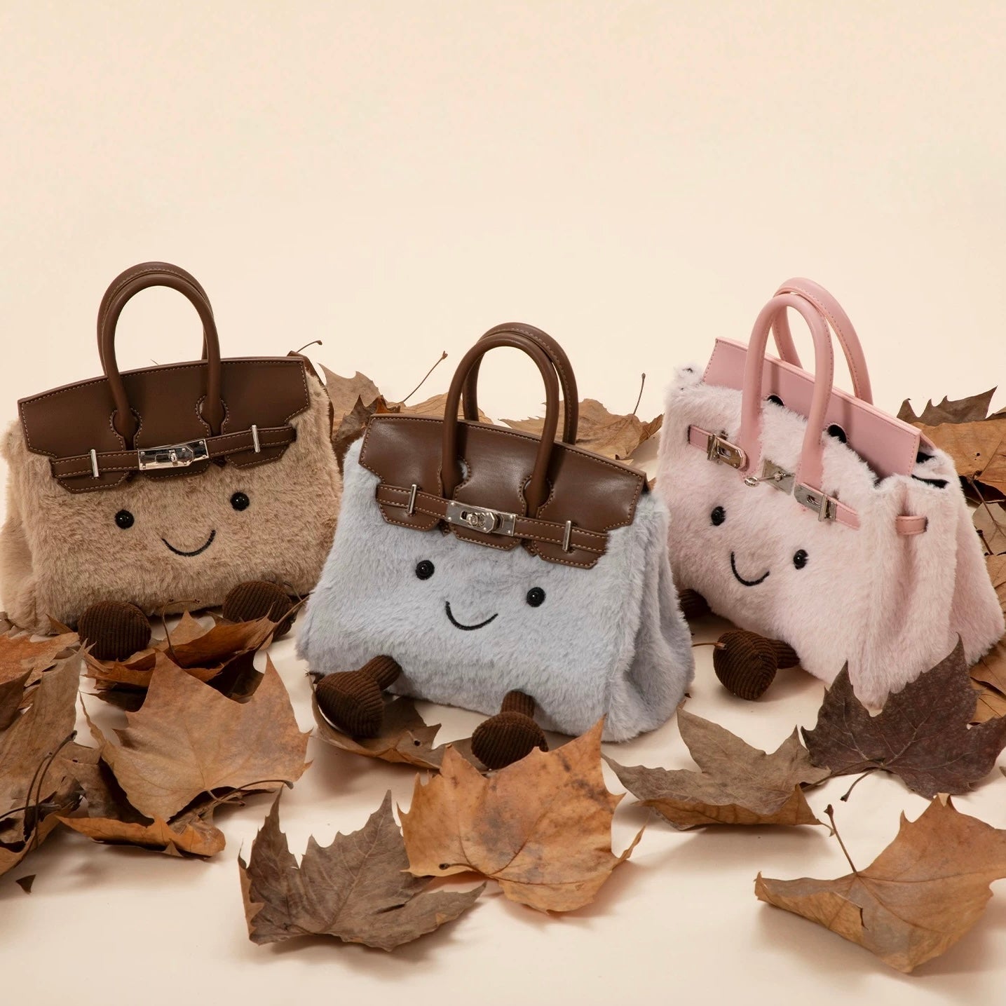 Jellycat Plush Birkin Bag Handbags Shoulder Bag Top Handle Satchel Tote Work Bag