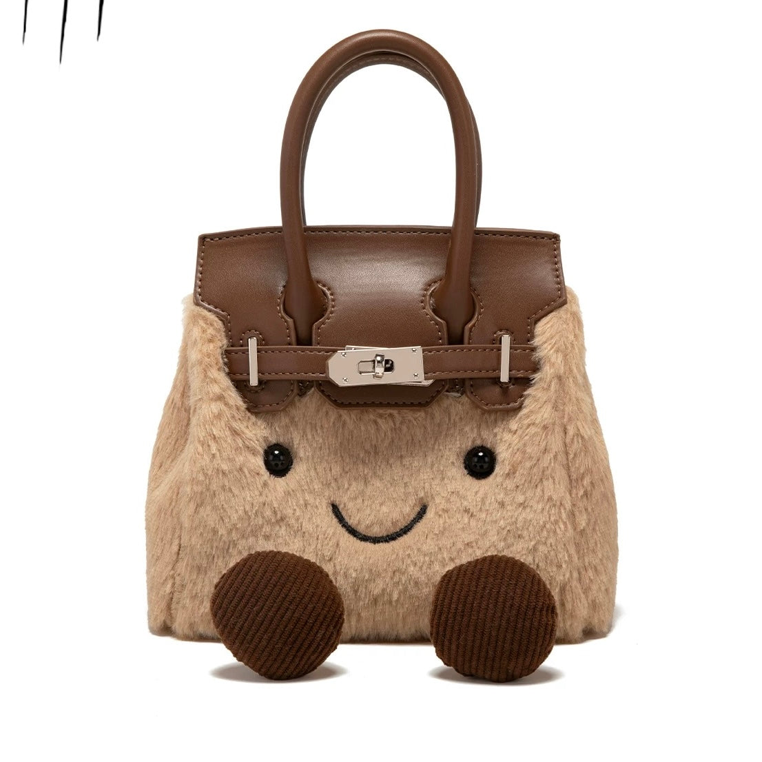 【PRE-BLACK FRIDAY DEALS】Plush Fluffy Bag Handbags Shoulder Bag Top Handle Satchel Tote Work Bag