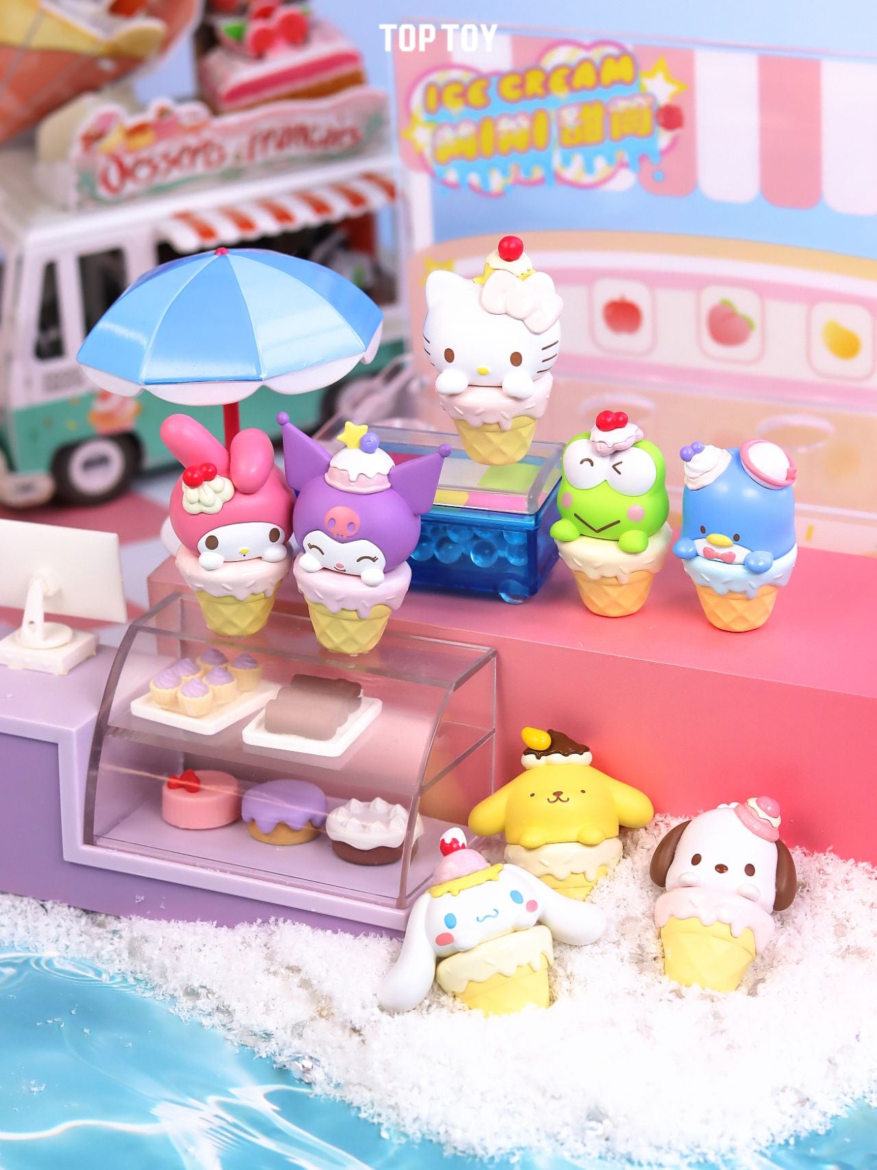 Sanrio Mini Ice Creams Blind Box（3 pcs in a bag） – jellykawaii