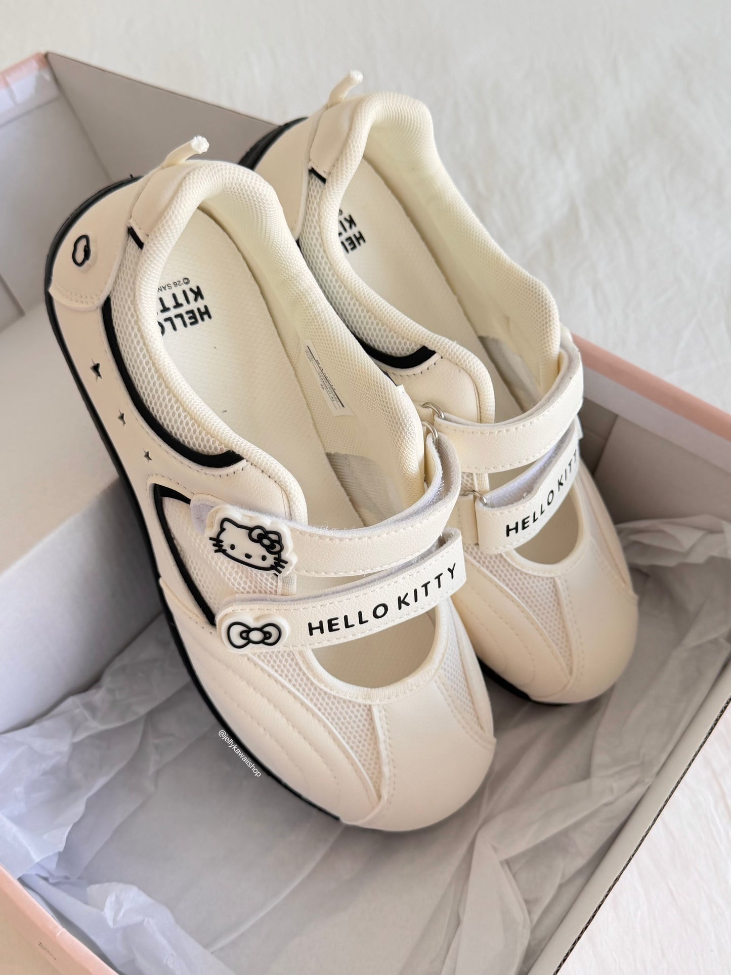 Hello Kitty Double straps Ballet Sneakers Shoes