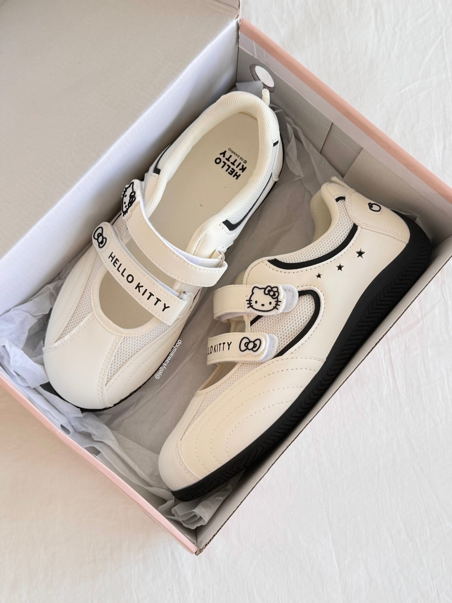Hello Kitty Double straps Ballet Sneakers Shoes