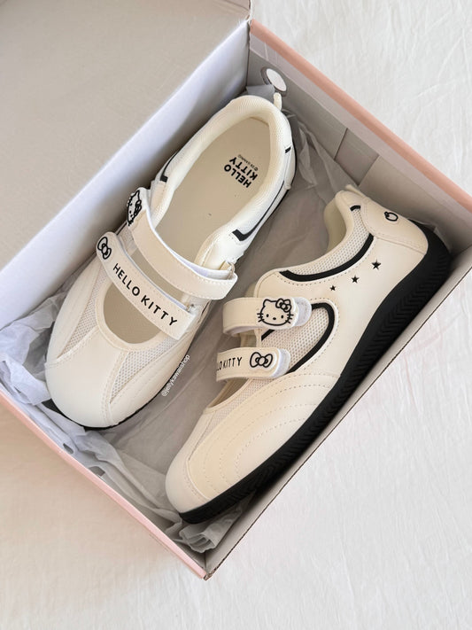 Hello Kitty Double straps Ballet Sneakers Shoes