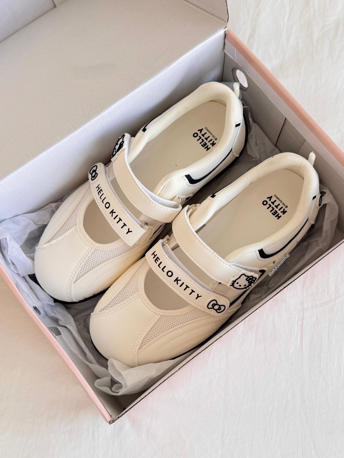Hello Kitty Double straps Ballet Sneakers Shoes