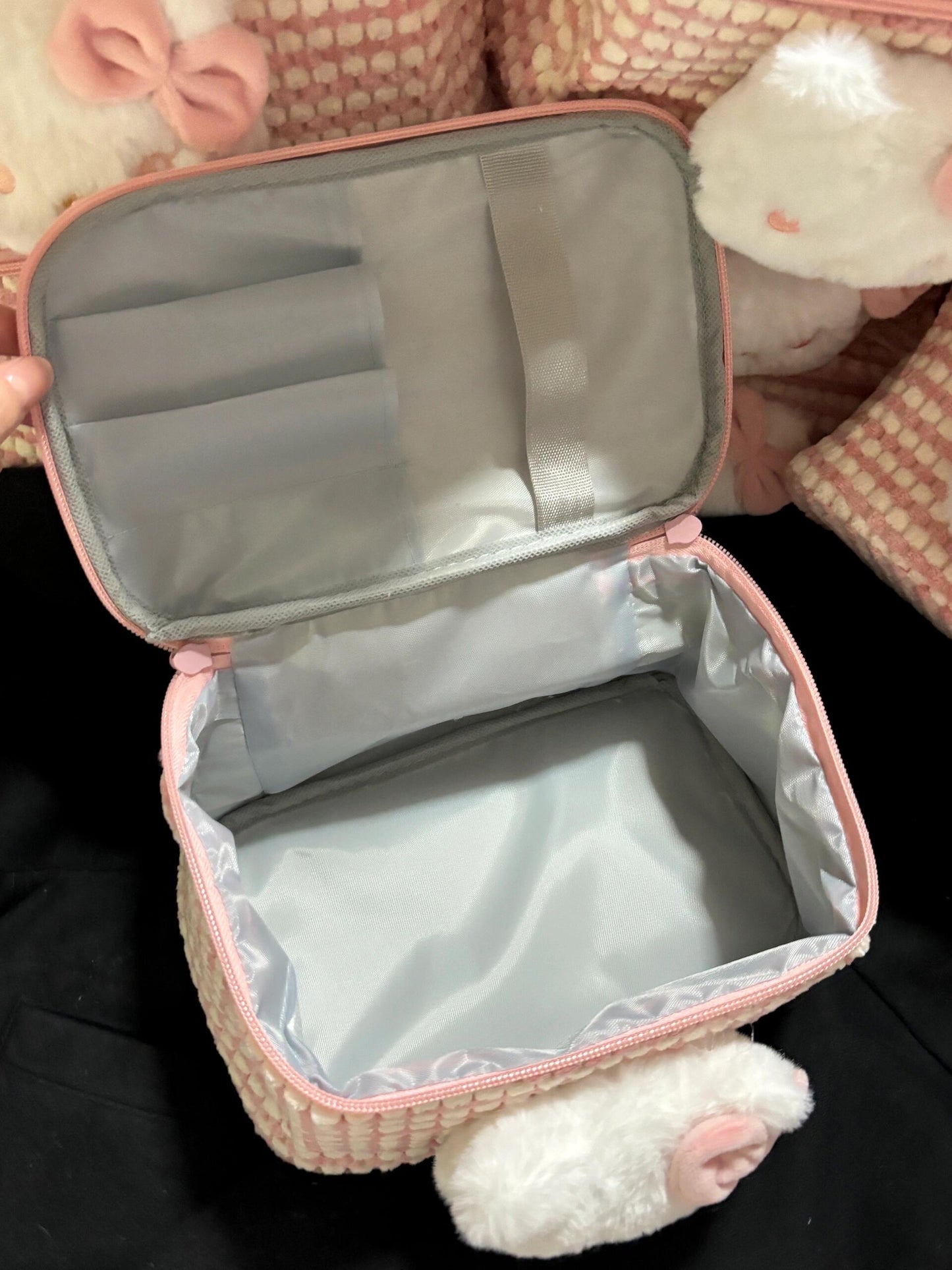 Hellokitty Plush Travel Makeup Portable Storage Bag