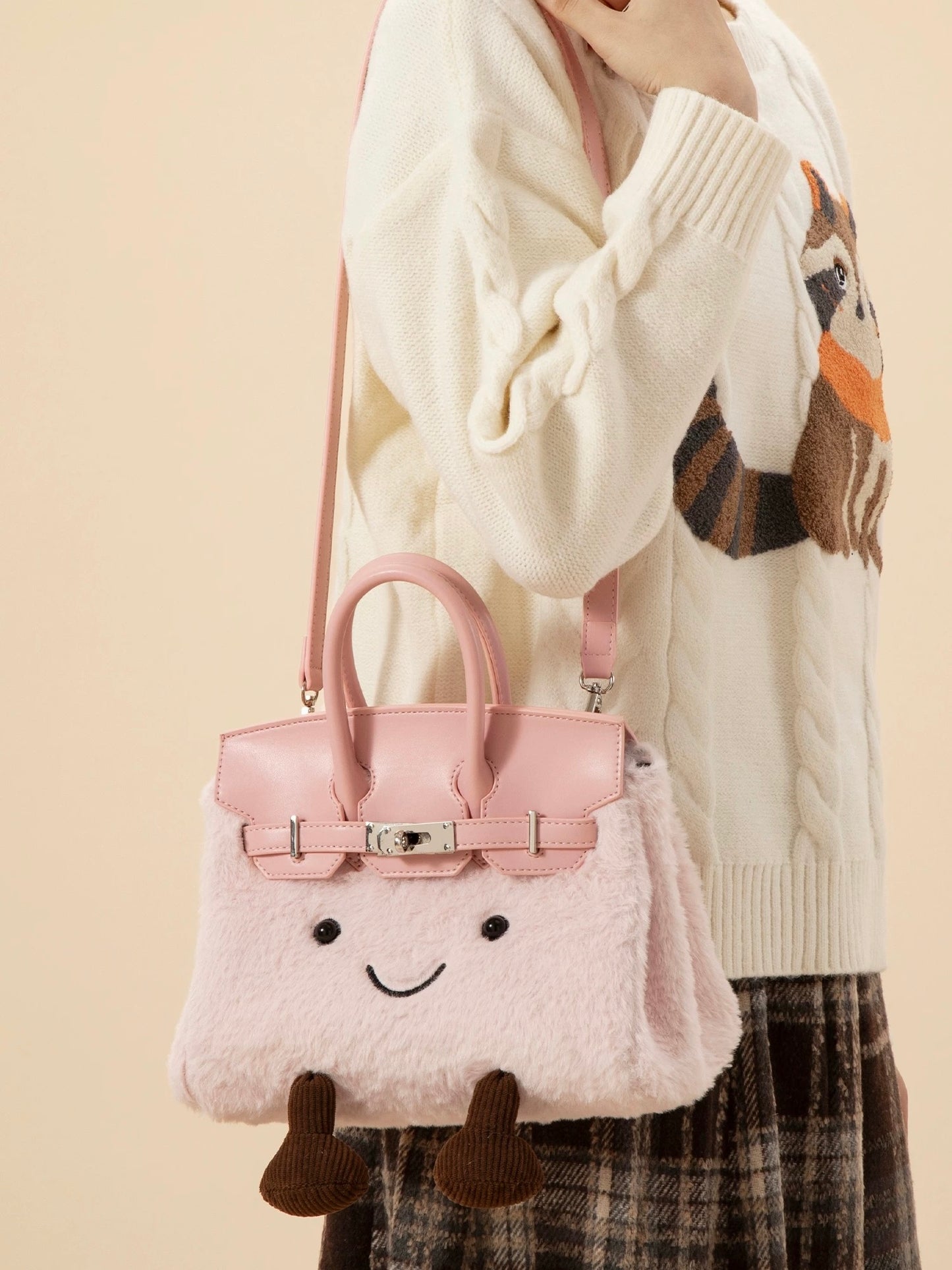 Jellycat Plush Birkin Bag Handbags Shoulder Bag Top Handle Satchel Tote Work Bag