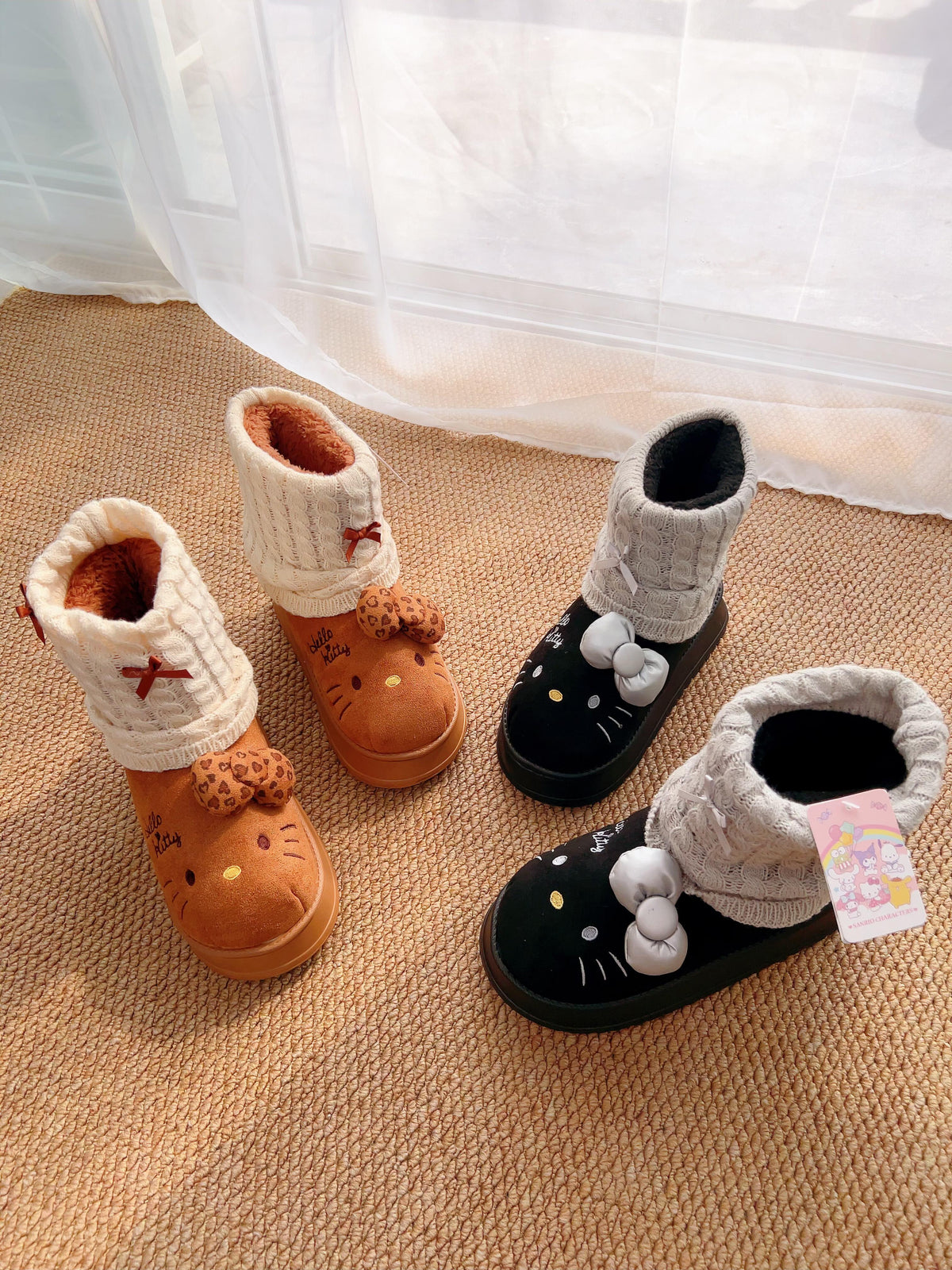 Hello Kitty Winter Snow Boots Fluffy Boots