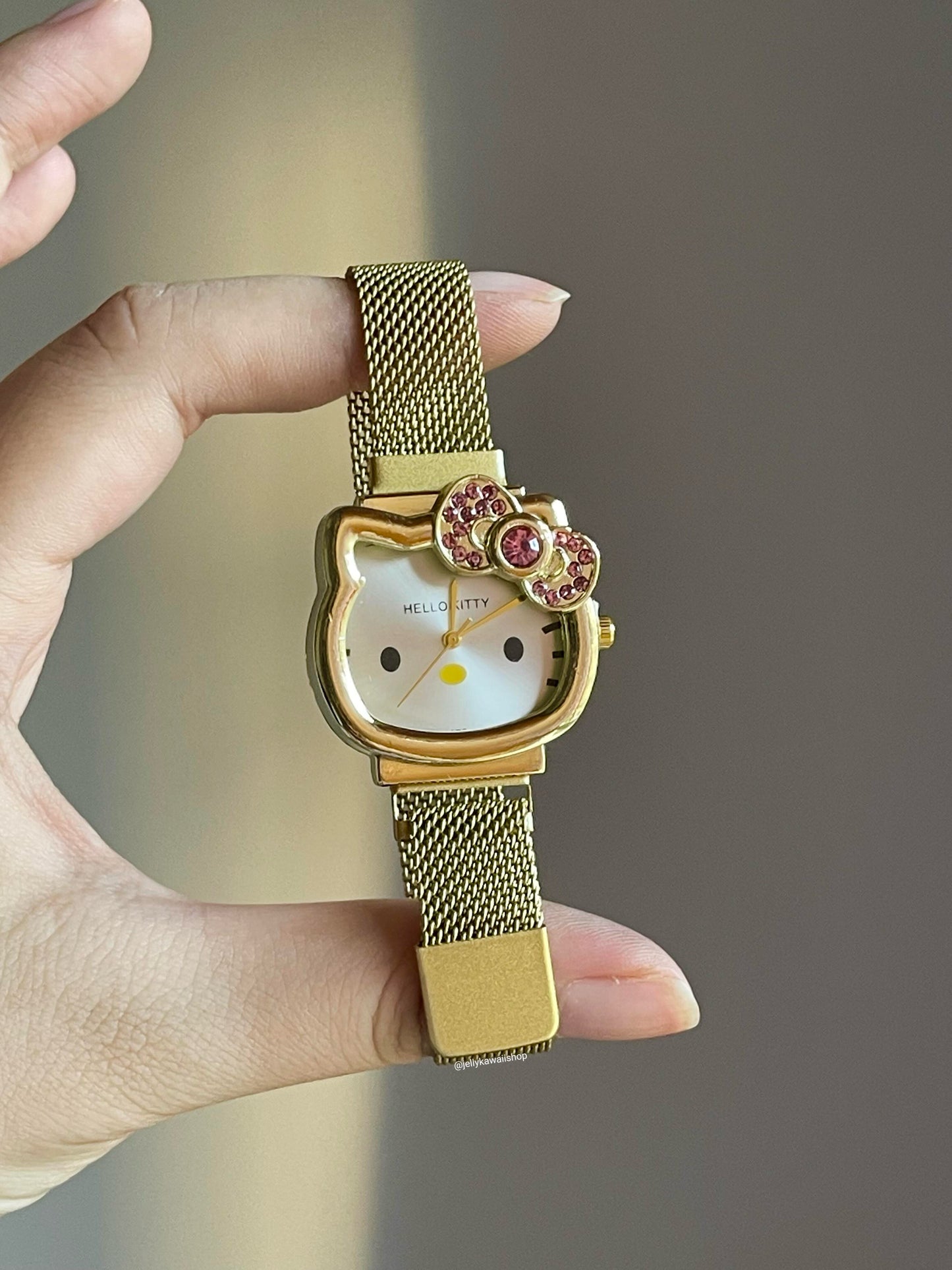 KT Crystal Watch Adjustable Metal Strap