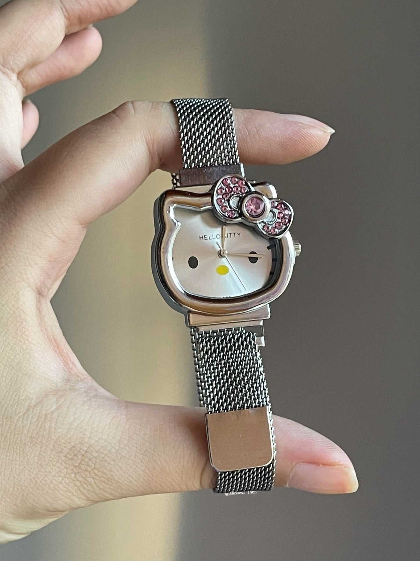 KT Crystal Watch Adjustable Metal Strap