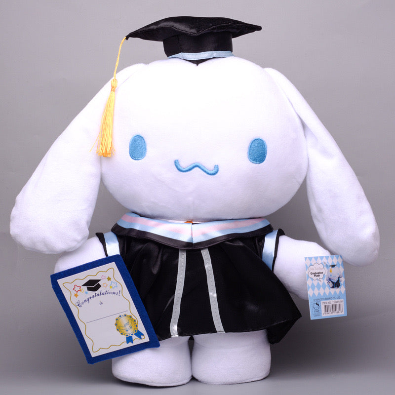 Sanrio Gift Cute Graduation Plush Boys Girls Class of 2024 Plushies Toy Congrats Party Plush Favors (14inch)