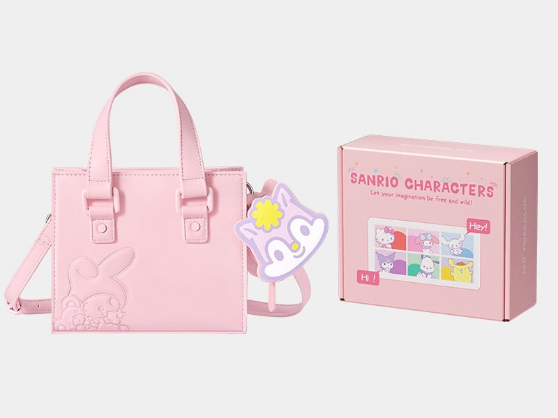 Sanrio Crossbody Messenger Bag Classic Cambridge Bag Work Cross-body Bag Satchel Purse Handbag（gift box packaging）