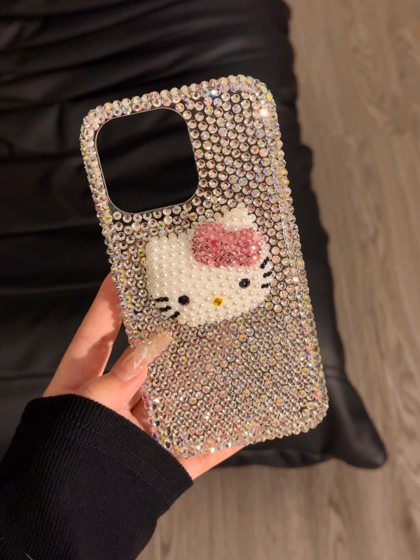 Hellokitty Handmade Diamond Rhinestone Phone Case