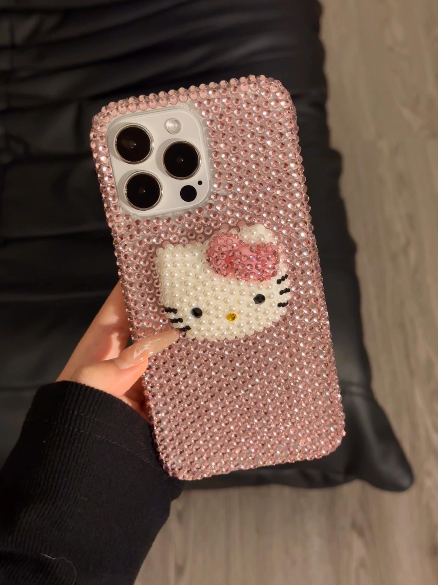 Hellokitty Handmade Diamond Rhinestone Phone Case