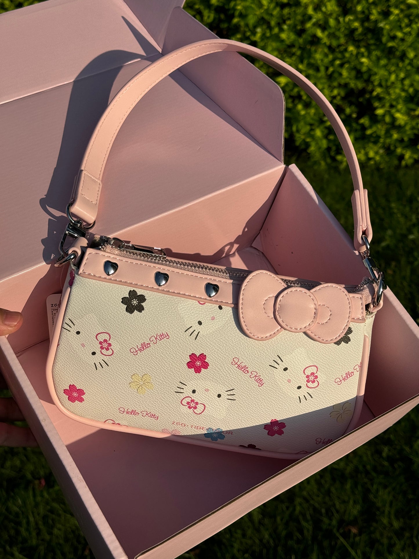 Hellokitty Hobo Bag for Women Shoulder Crossbody Bags Y2K Small Clutch Totes Handbag Evening Armpit Top Handle Purse（gift box packaging）