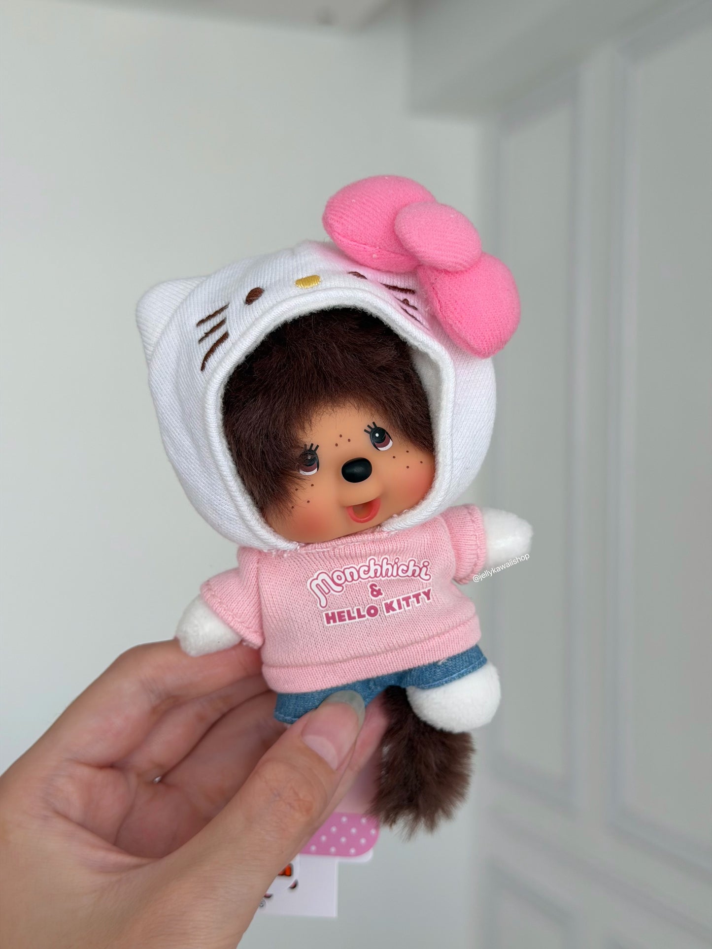 Monchhichi Hellokitty Vinyl Figure Bag Charms