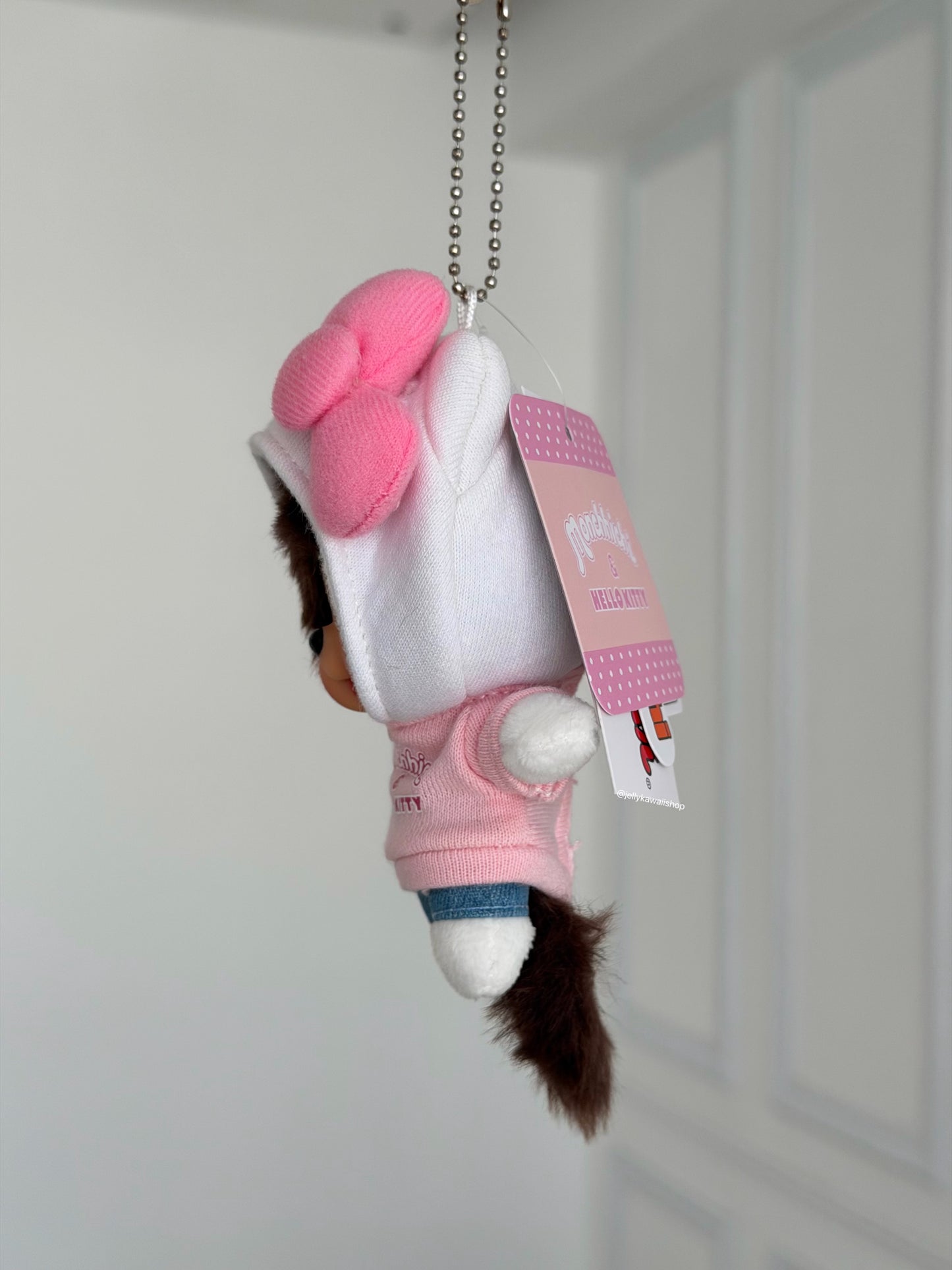 Monchhichi Hellokitty Vinyl Figure Bag Charms