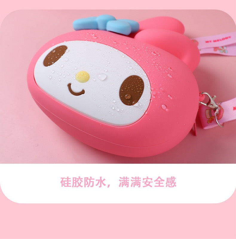 Sanrio Cute Toddler Kids Crossbody Purse, Small Mini Coin Purse, Messenger Bag for Girls Wome