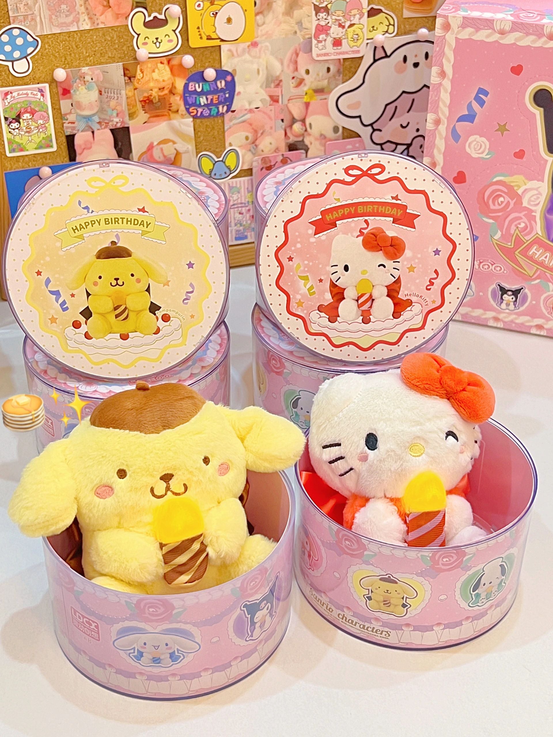 Sanrio Characters Birthday Wish Plush Candle Series – ToyDonutShop