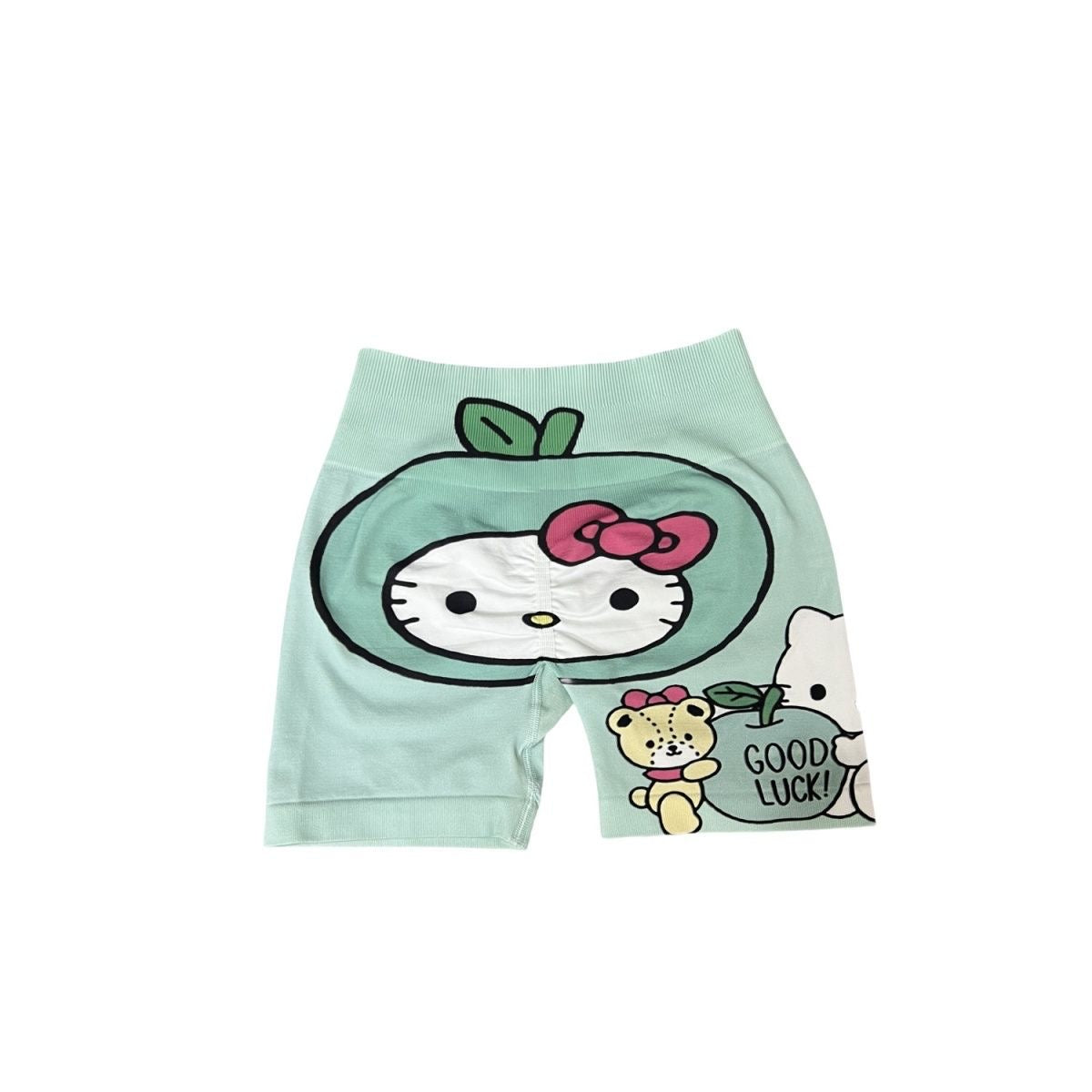 Hellokitty Cute Workout Shorts for Women Seamless Scrunch Short Gym Yoga Running Sport Active Exercise Fitness Shorts