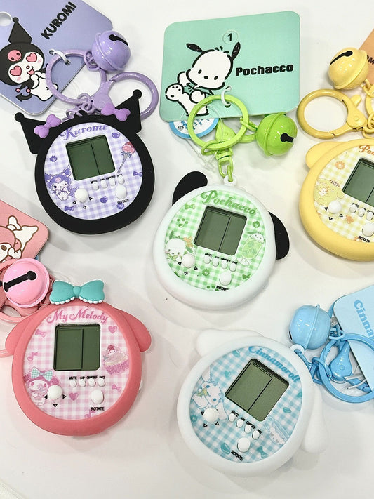 Sanrio Video Game Birthday Party Favors Keychains  for Backpack Birthday School Supplies Key Chains