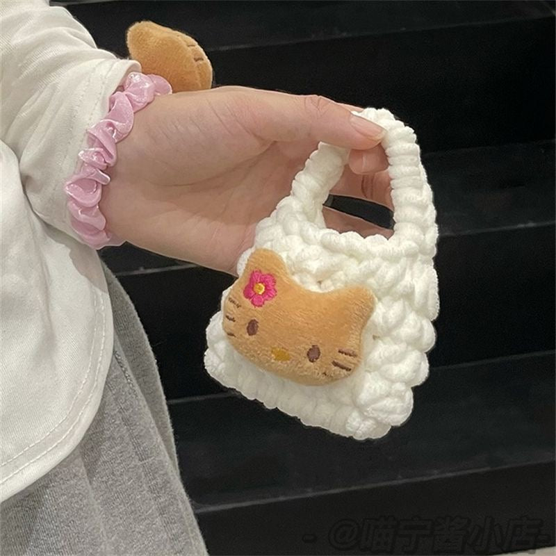 Hellokitty airpods headphones knitting bag