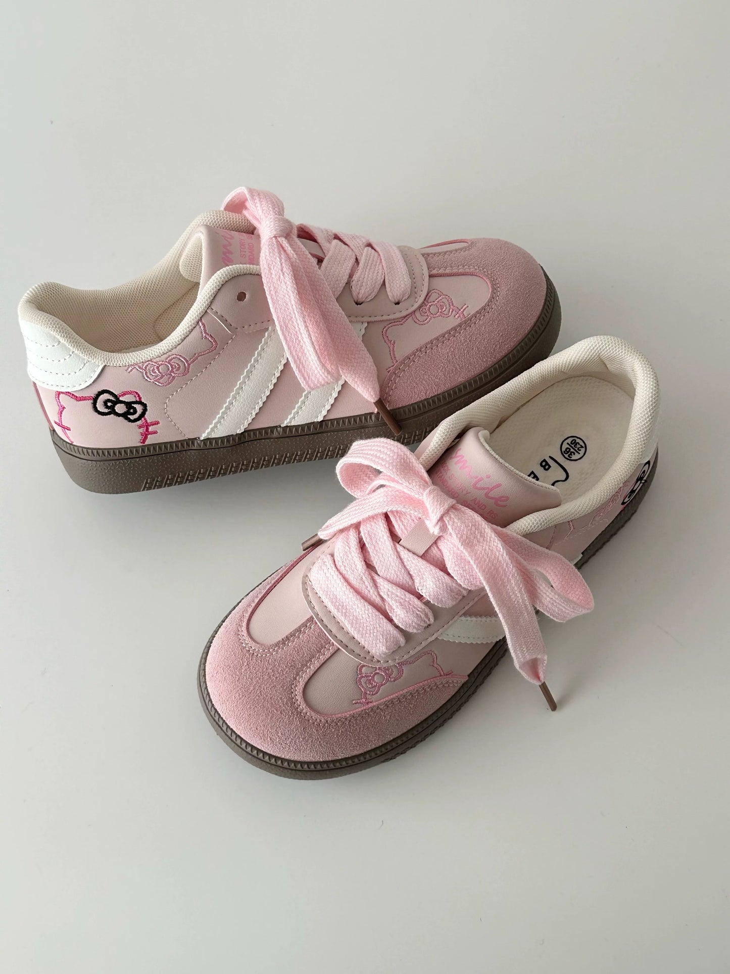 Hellokitty Embroidery Cute Sneakers Casual Fashion Comfortable Classic Shoes