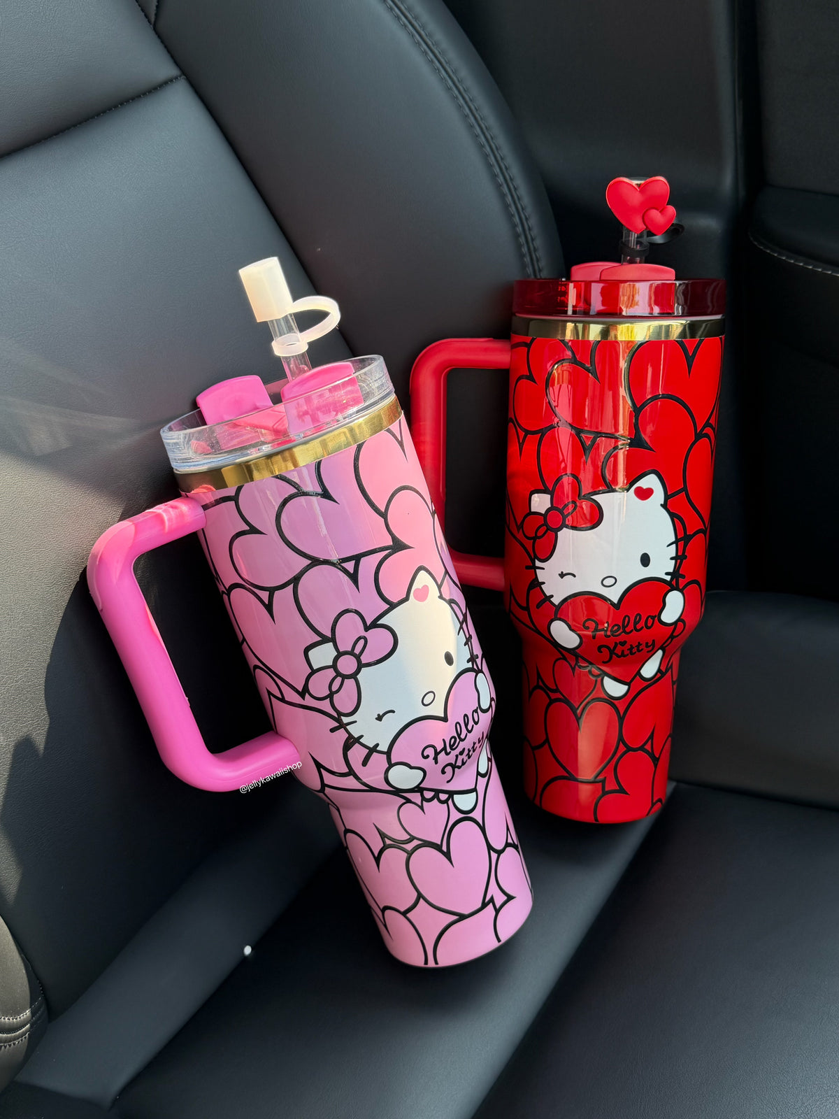 HelloKitty In-Car Insulated Cup Tumbler with Handle