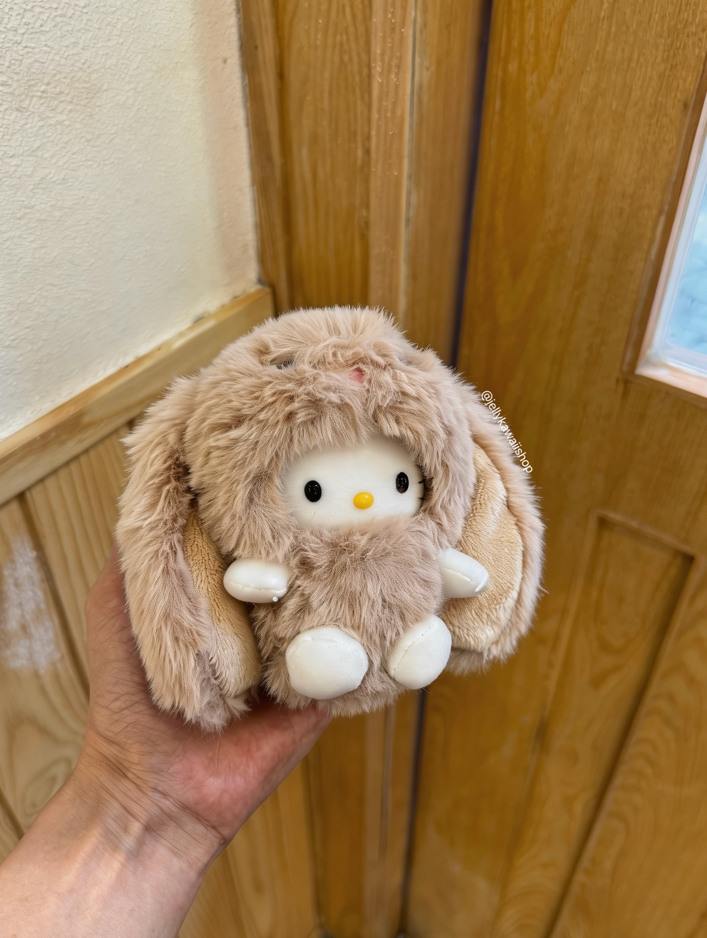 Hello Kitty Angora Rabbit Cute Pendant Doll Keyring Accessories Pendant Toy Girls Gift