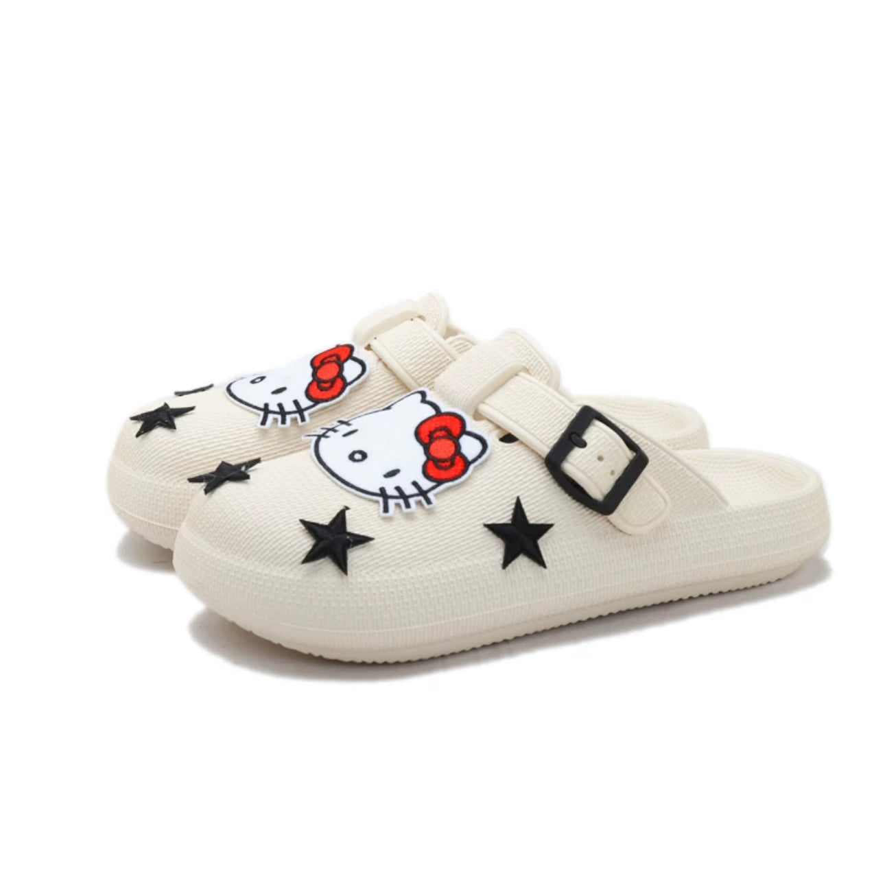 Hellokitty Clogs Mercy Mules for Womens Nurse Shoes-Slip on Garden Work Shoes