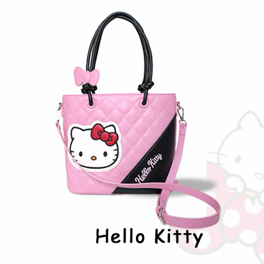 Hellokitty Top-Handle Handbags PU Leather Satchel Purses Tote Purse Handbag