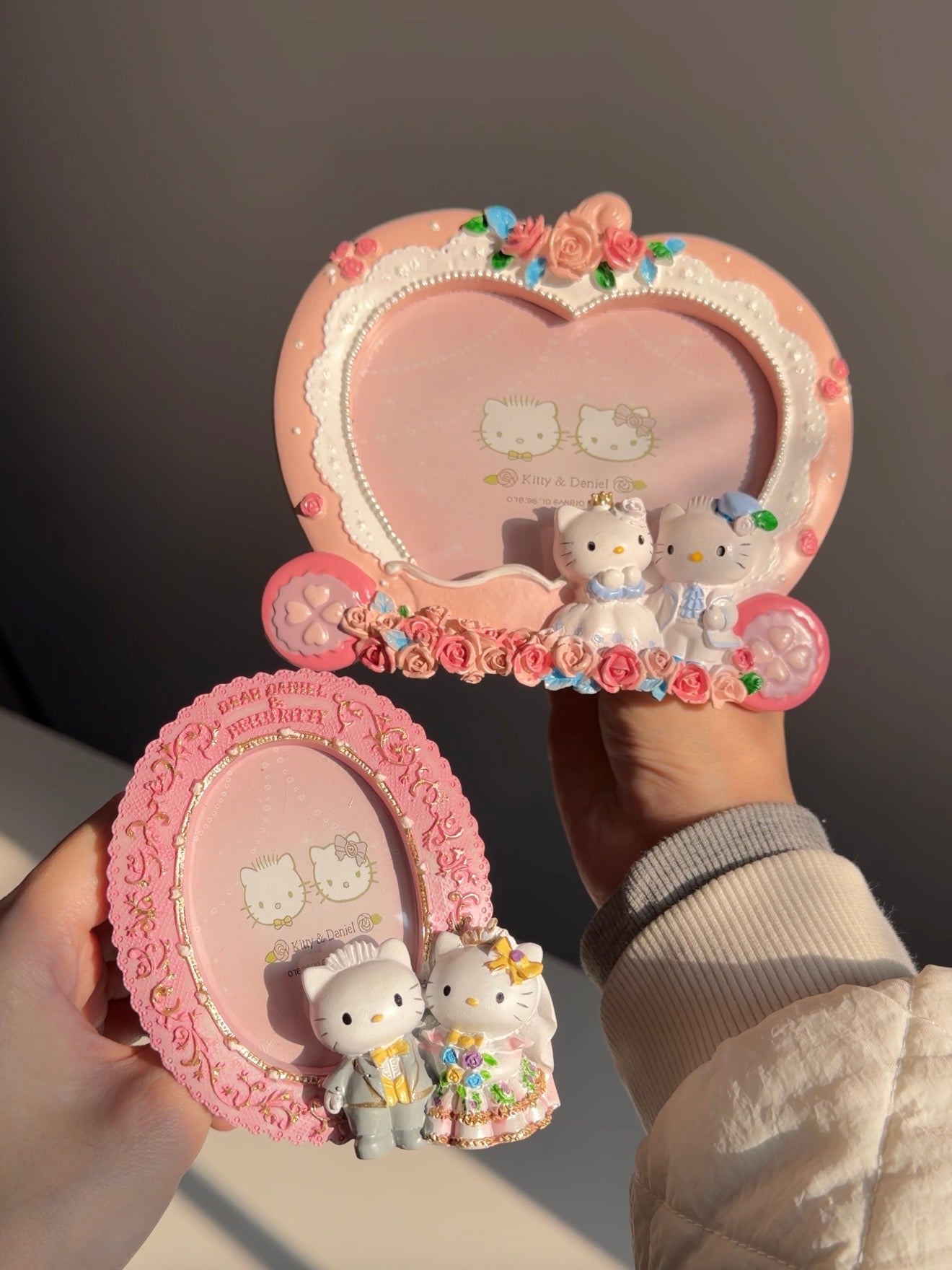 HelloKitty & Daniel Cute Photo Frame Ornaments Wedding Gifts
