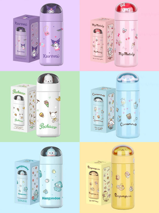 Sanrio Vacuum Insulated Stainless Steel Travel Tumbler Fits in Car Cup Holders