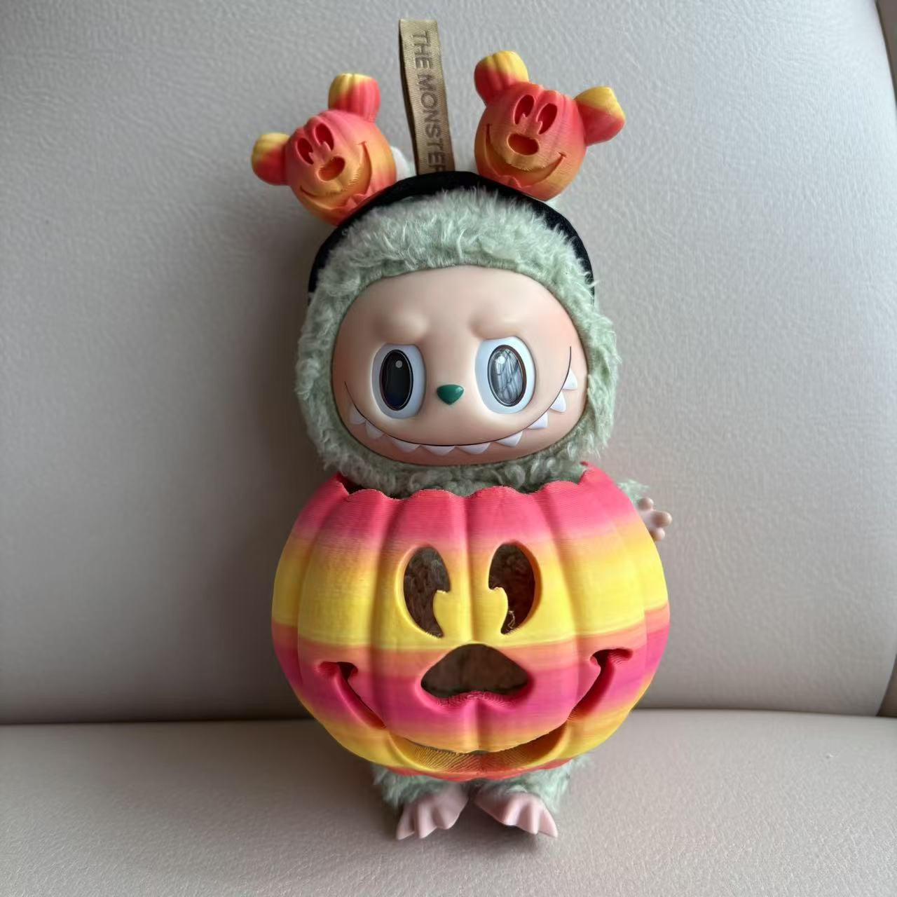 Labubu 3D Halloween Costume Pumpkin Outfit Clothes Set(NO DOLL) Accessories Suit Cute Clothes for Labubu Dress up Unique Style