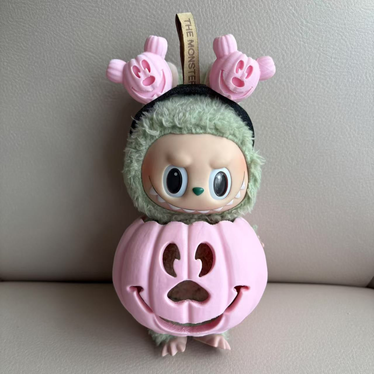 Labubu 3D Halloween Costume Pumpkin Outfit Clothes Set(NO DOLL) Accessories Suit Cute Clothes for Labubu Dress up Unique Style