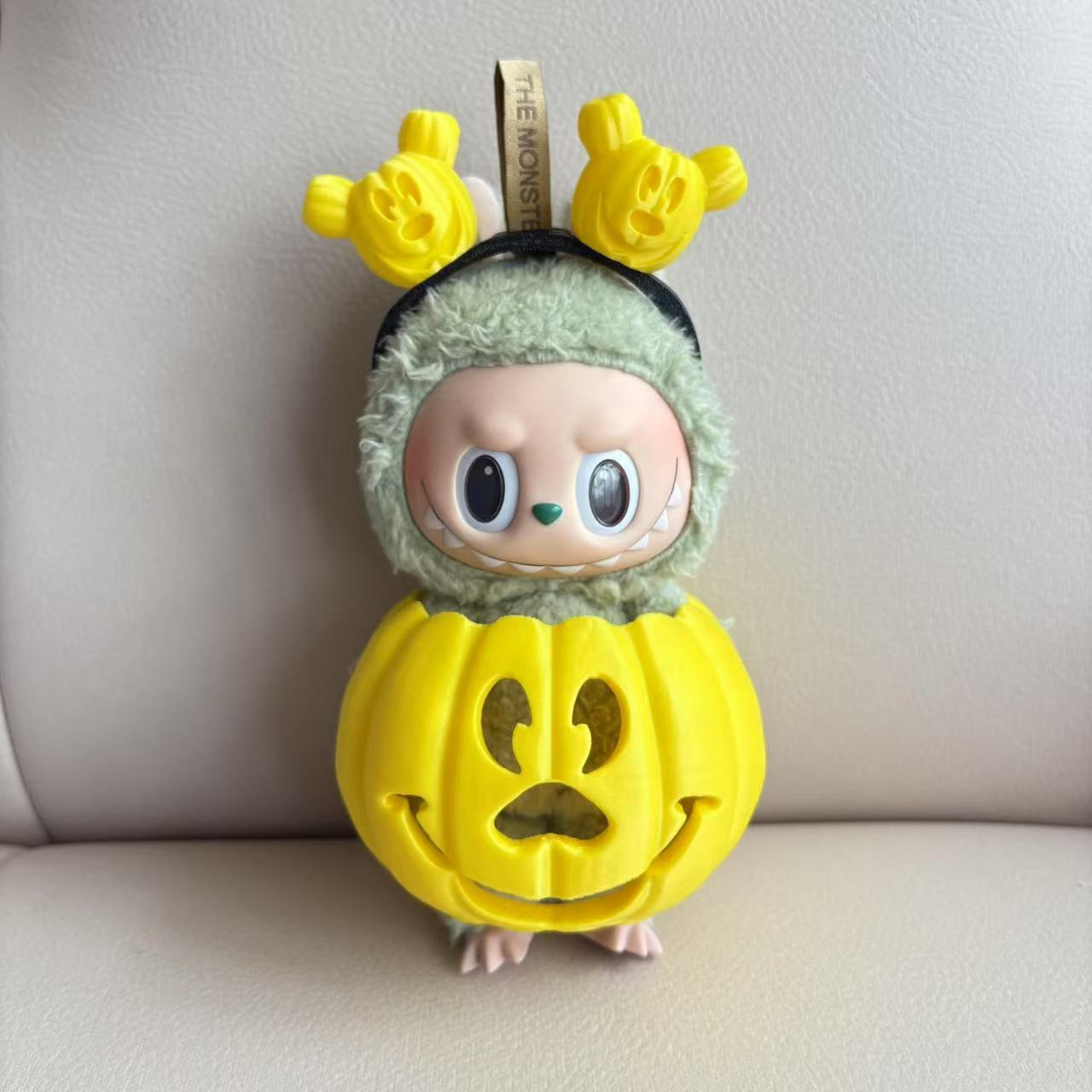 Labubu 3D Halloween Costume Pumpkin Outfit Clothes Set(NO DOLL) Accessories Suit Cute Clothes for Labubu Dress up Unique Style