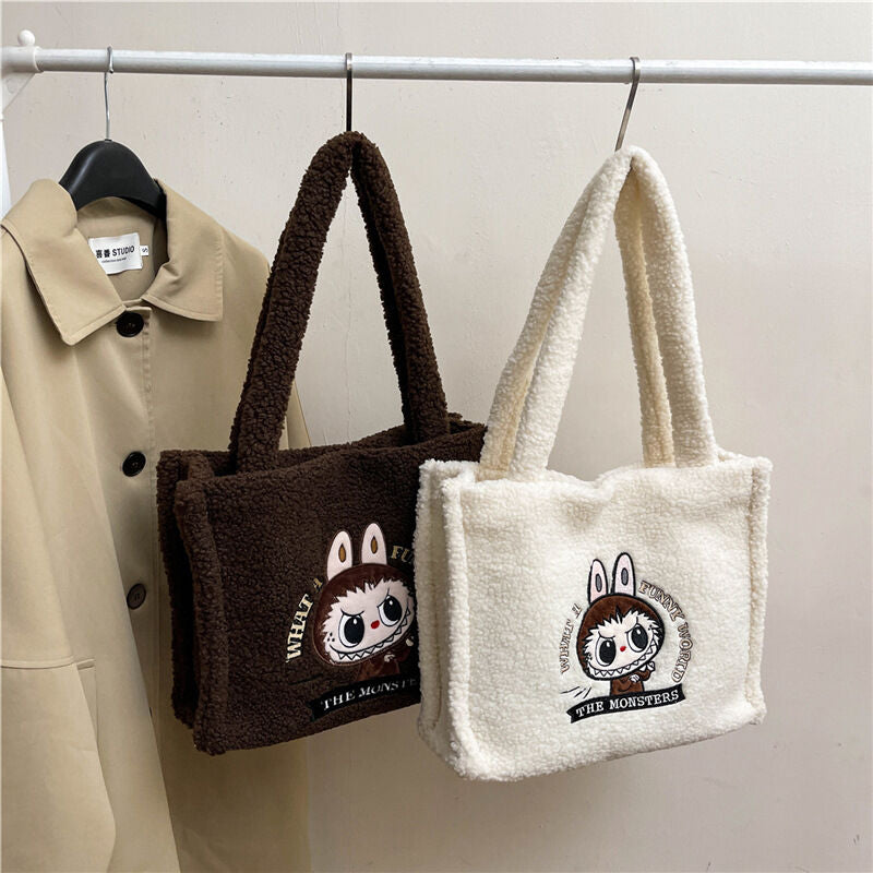 LABUBU Classic Bag Series Plush Tote Bag
