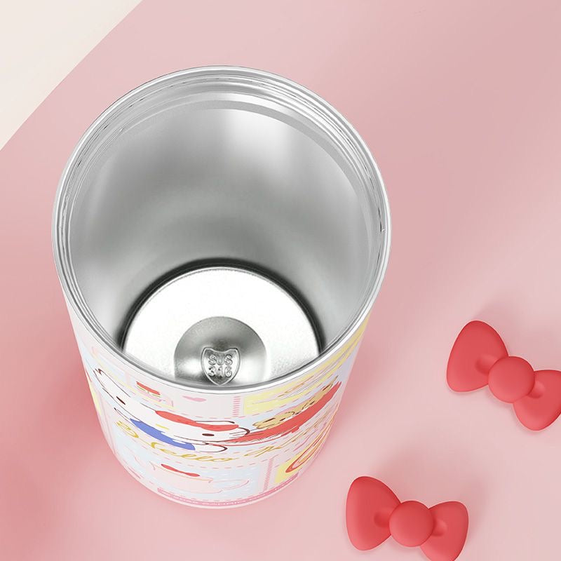 Sanrio Hellokitty 700ml Tumbler Stainless Steel Insulated Cup with Lid & Straw Water Bottle Cupholder Friendly Women Travel Mug