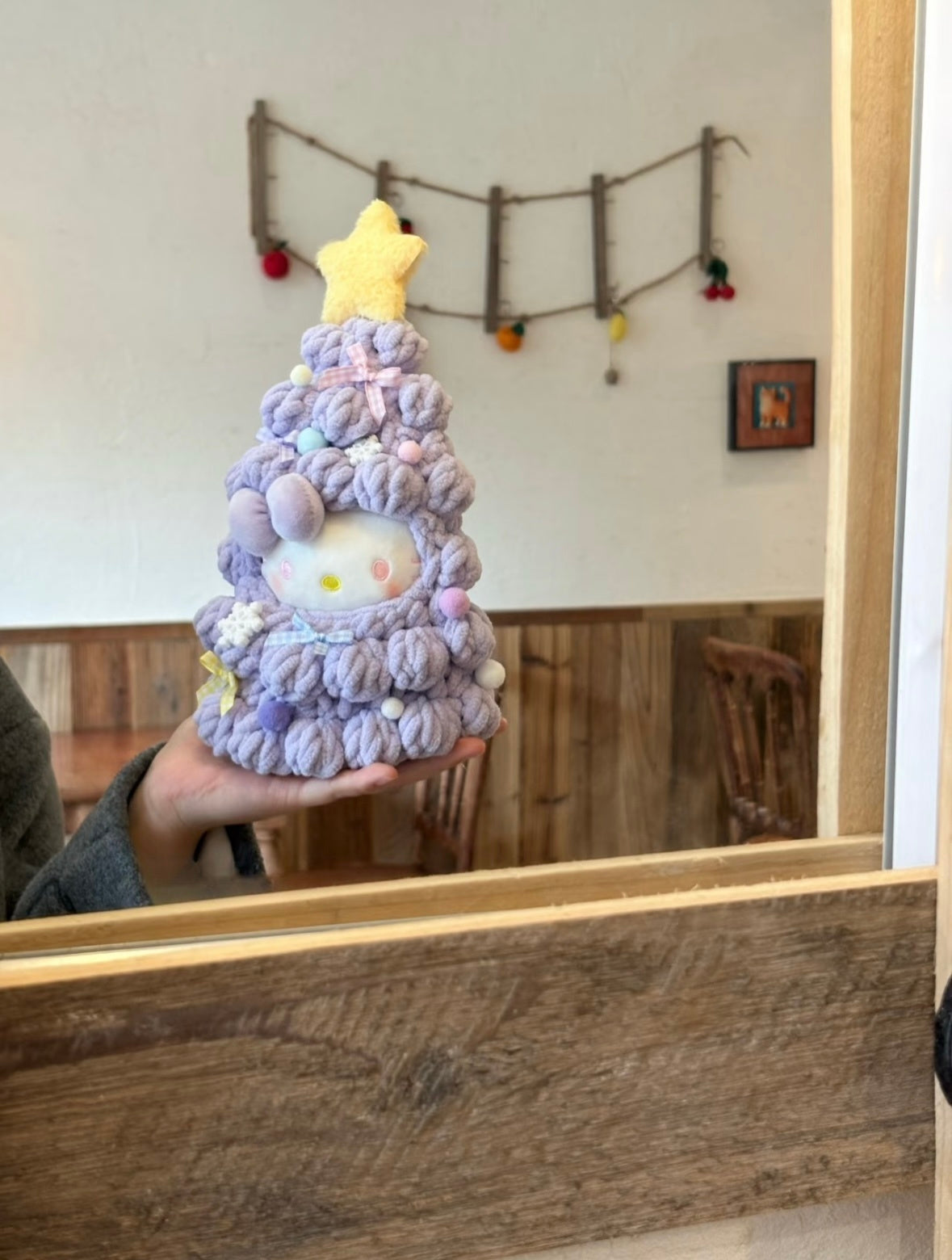 HelloKitty Christmas Tree Snowman Ornament Plushie